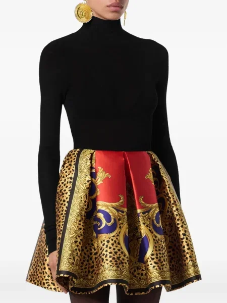 Pulover Versace de lână negru