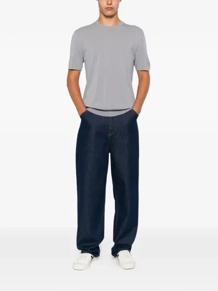 Scurt tricou Roberto Collina gri