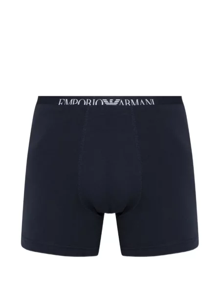 Kraťasy Emporio Armani s autogramem modré