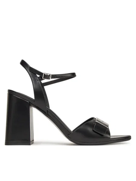 Calvin Klein Sandale Heel Sandal 85 W/Ck Hw Lth negru