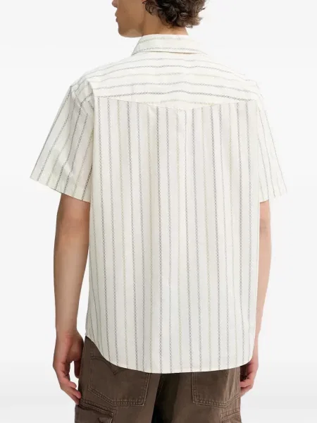 Scurt pantaloni scurți Levi's® cu broderie cu dungi alb