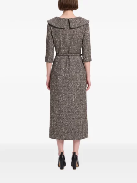 Rochie midi Alessandra Rich cu funde gri