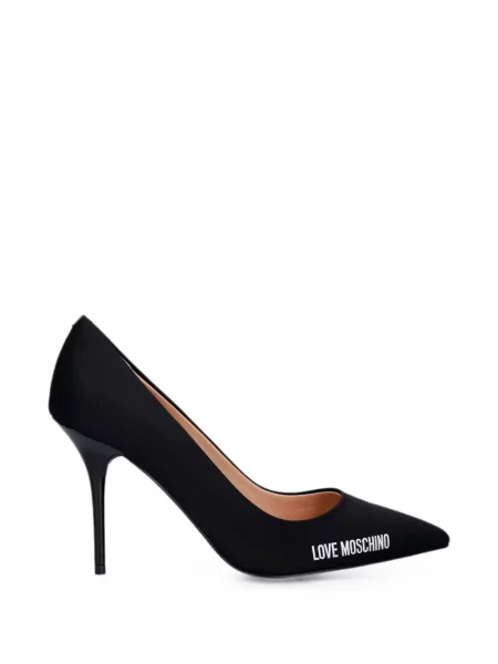 Pantofi cu toc Love Moschino cu imagine negru