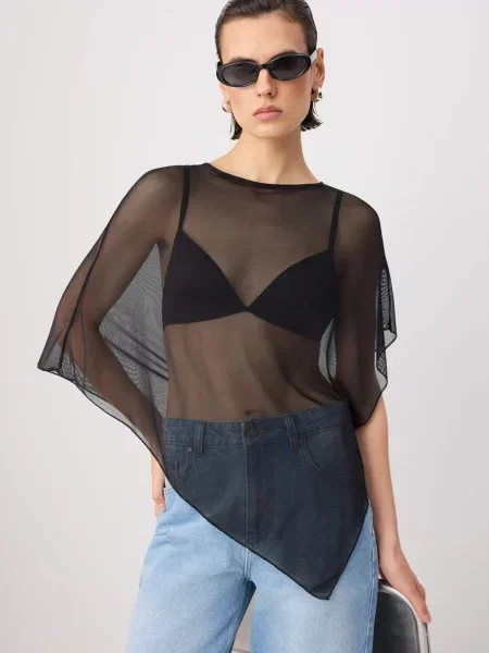 Trendyol Bluză negru