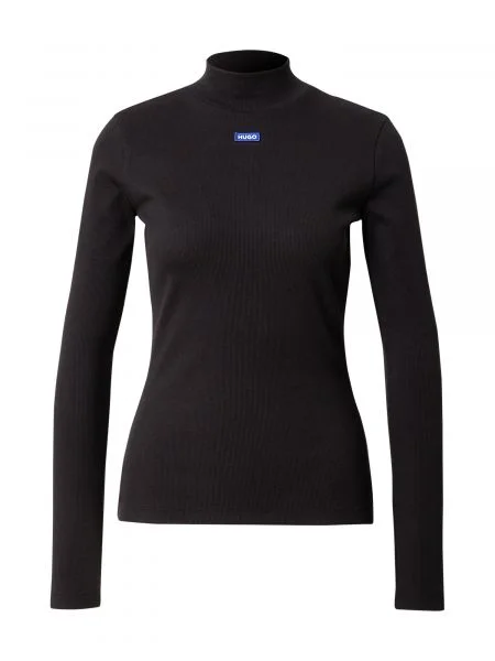 HUGO Majica Easy' črna