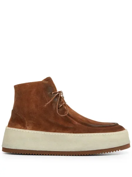 Botine Marsell din piele maro