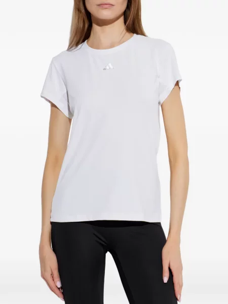 Tricou Adidas cu model leopard negru