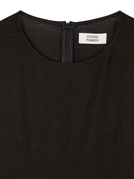 Rochie mini Tomboy cu legături negru