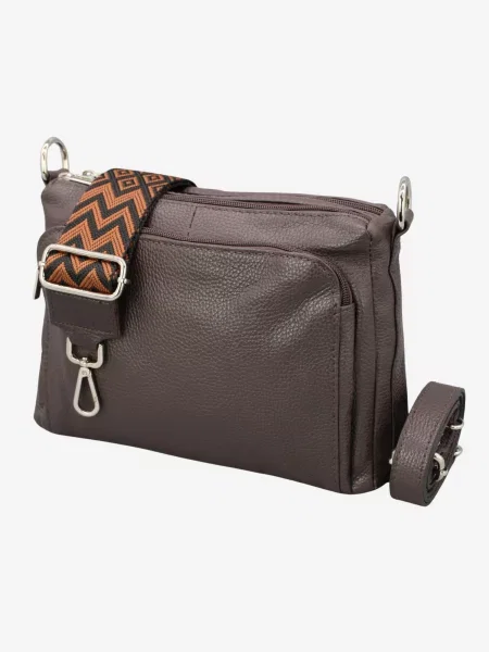 Adel Bags Kabelka na rameno Becky tmavohnedá