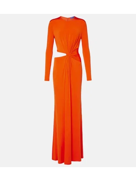Rochie maxi Ralph Lauren Collection de costum portocaliu