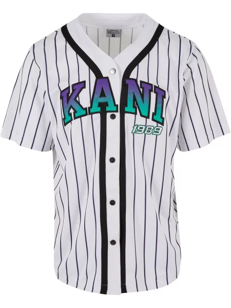 Karl Kani Tricou turcoaz / lila / negru alb