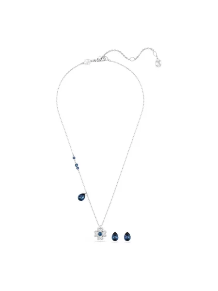 Naszyjnik Swarovski szary