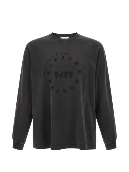 Lung tricou Maison Kitsune negru