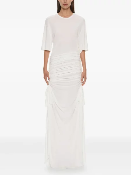 Rochie maxi Christopher Esber de costum alb