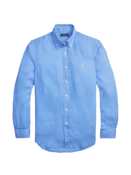 Matlasat tricou polo Polo Ralph Lauren cu decolteu rotund cu autograf roșu