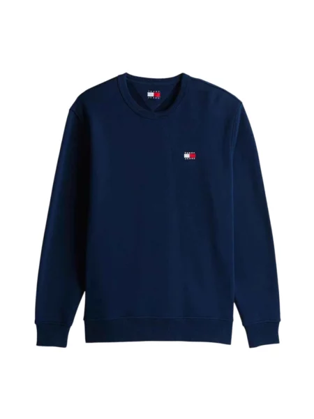 Bluza Tommy Jeans Regular Badge Granatowa M niebieska