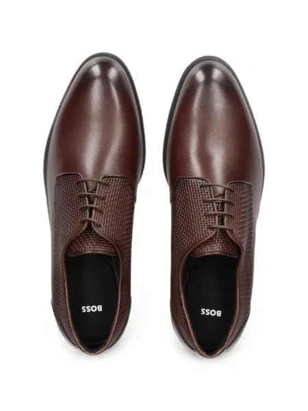 Pantofi Boss din piele maro