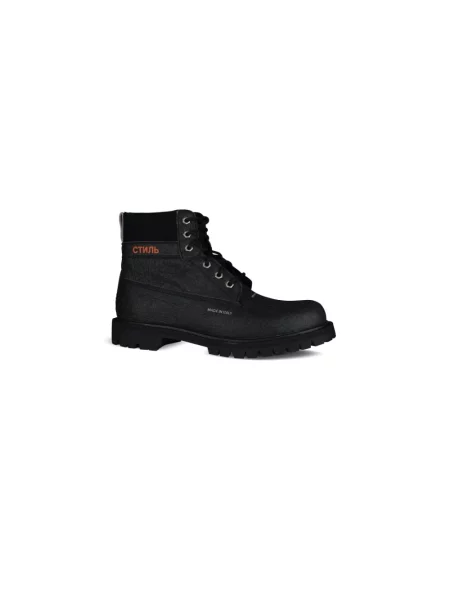 Buty do kostki Heron Preston skórzane czarne