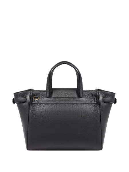 Bőr shopper táska Lancel fekete