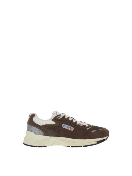 Sneakersy Autry zamszowe brązowe
