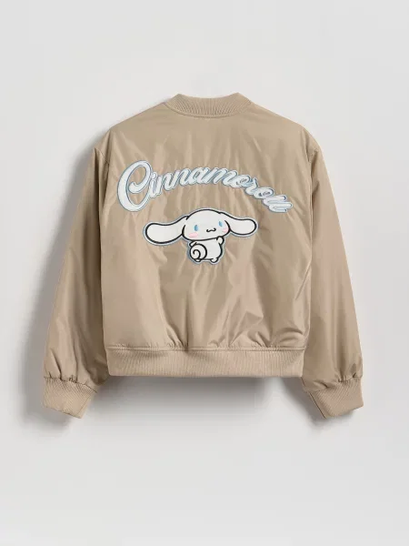 Reserved Бомбер Cinnamoroll бежевий