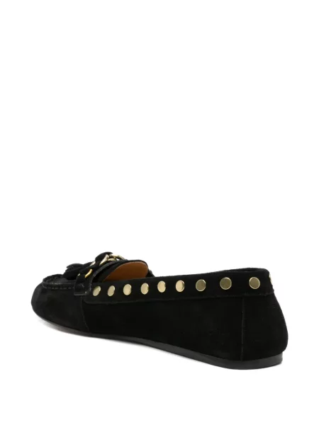 Pantofi loafer Isabel Marant cu tepi negru