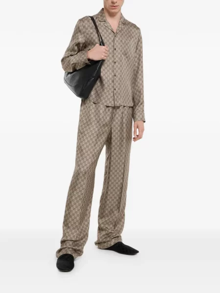 Pantaloni Gucci de mătase