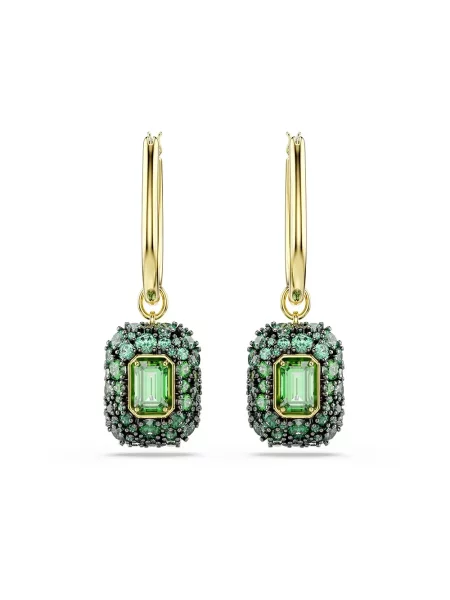 Kolczyki Swarovski zielone