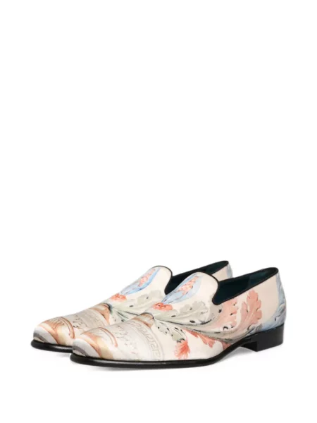 Φλοράλ κιλότα Dolce & Gabbana με σχέδιο slip-on λευκό