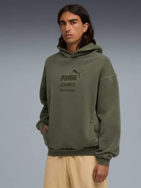 Худи Puma зеленое
