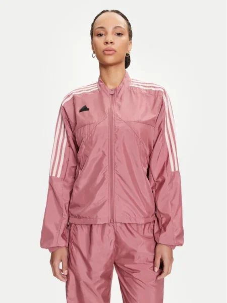 Яке adidas Tiro преходен модел с уголемена кройка розово