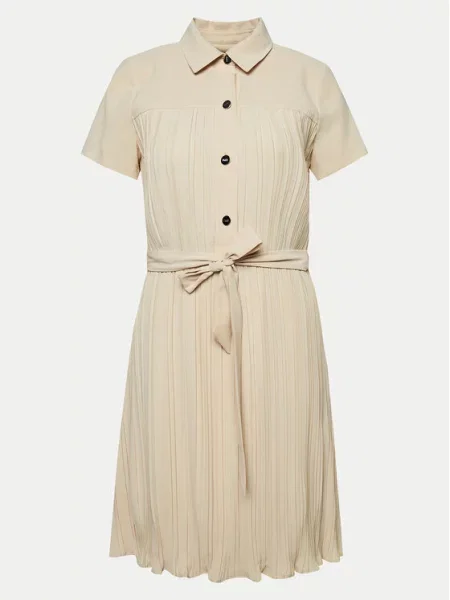 Srajčna obleka DKNY bež