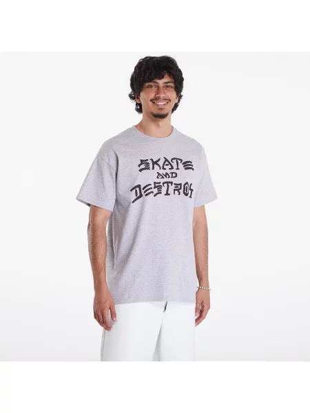Μπλουζάκι Thrasher Skate And Destroy T-Shirt Gray S γκρι