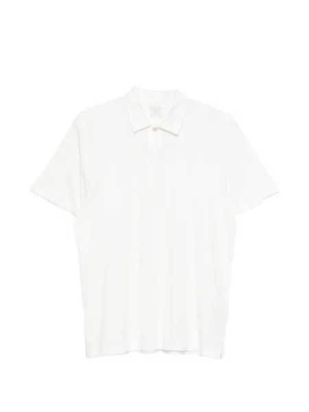 Polo Eleventy scurt alb