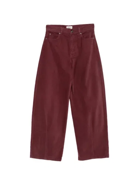 Pantaloni Weekend Max Mara de catifea cord maro