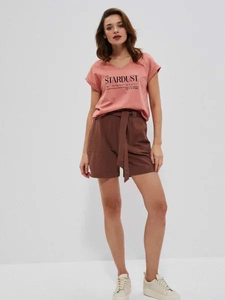 Pantaloni scurți Marisse maro