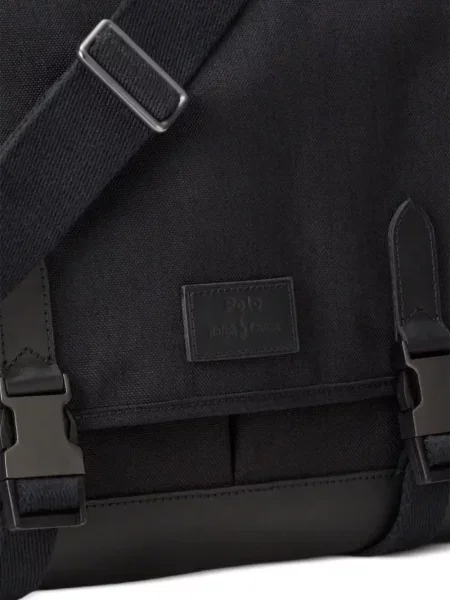 Șapcă Polo Ralph Lauren de mătase cu broderie cu dungi negru