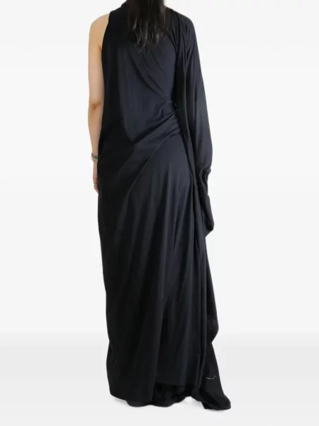Rochie maxi Balenciaga cu imagine cu un umăr gol negru