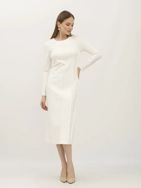 Сукні Lesia DarenMilkWMNSDRSSLS молочний віскоза/поліестер