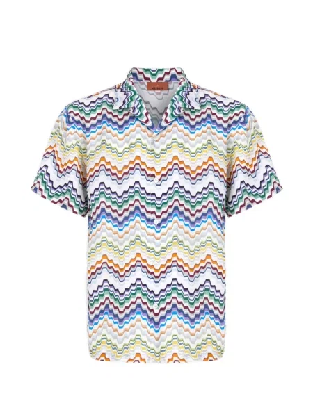 Cămașă Missoni cu imagine alb