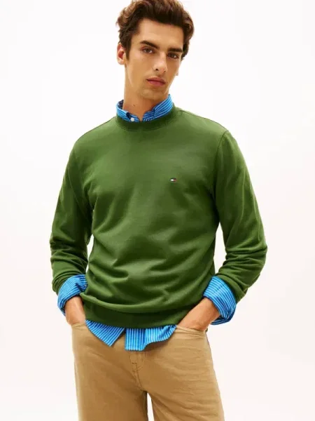 Tommy Hilfiger Hanorac TERRY | verde