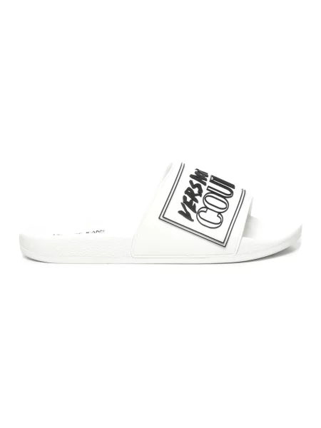 Klapki Versace Jeans Couture białe