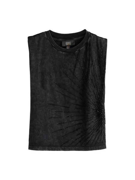 Rockett St George Tricou metalic gri