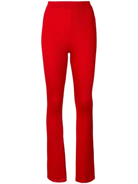Pantaloni Givenchy evazate roșu