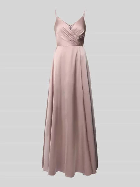 Sukienka wieczorowa w kopertowym stylu Luxuar