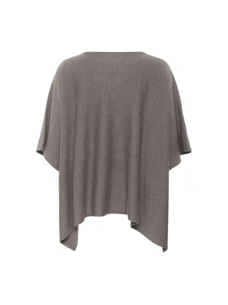 Part Two Ponczo Tilannapw beige brązowe