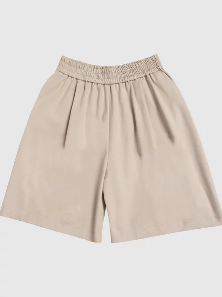 Детские шорты Brunello Cucinelli бежевые