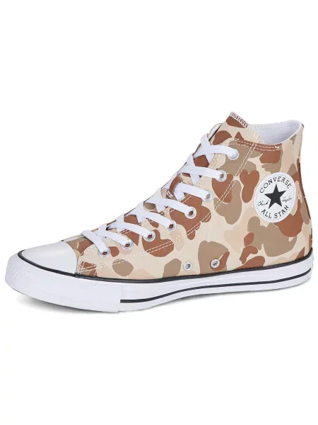 Členkové topánky Converse hnedá