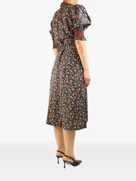 Rochie midi Muzungu Sisters cu imagine gri
