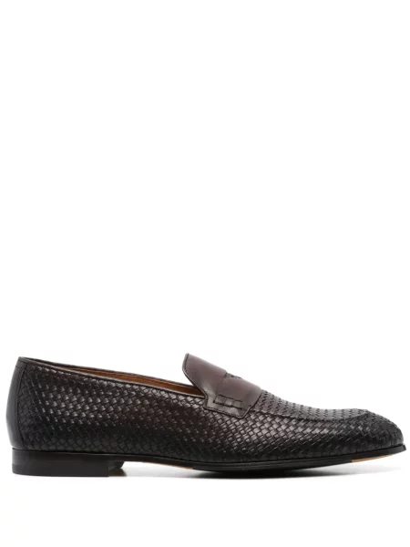 Pantofi loafer Doucal's din piele maro